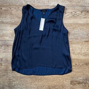 Banana Republic Deep Blue Sleeveless Blouse